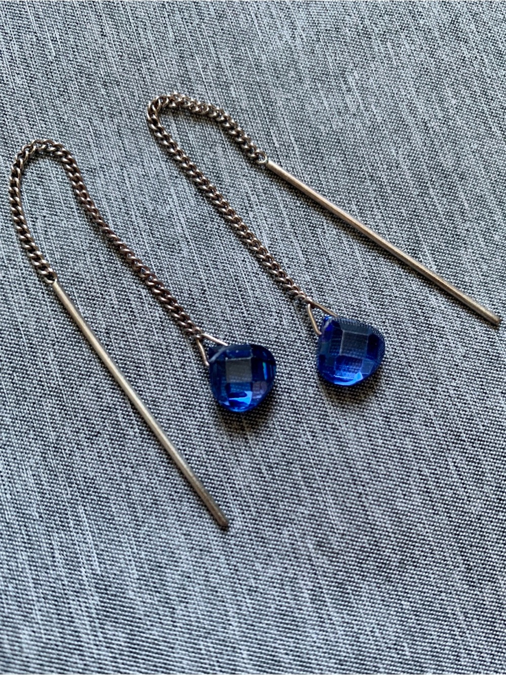 Chan Luu Theader Drop Earrings - Blue